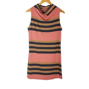Patagonia Striped Mini Dress - Pink and Brown